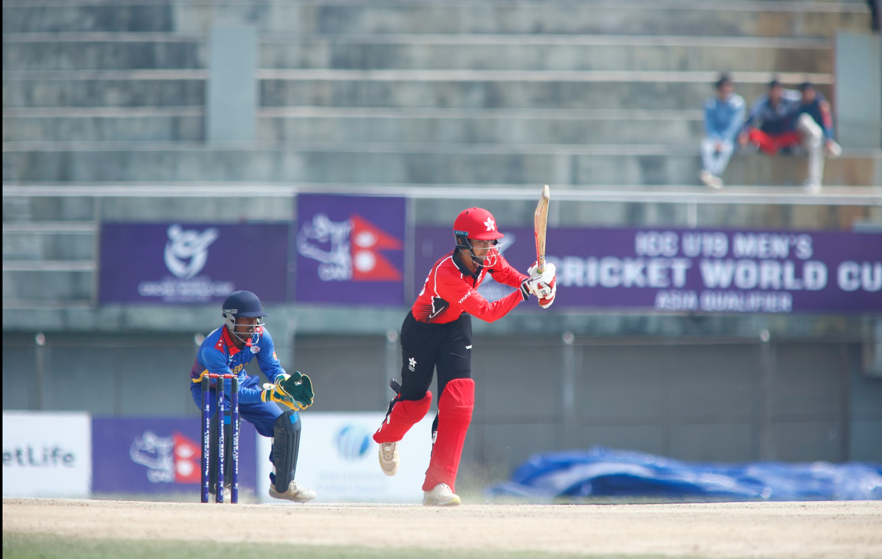 Arya Panjwani batting
